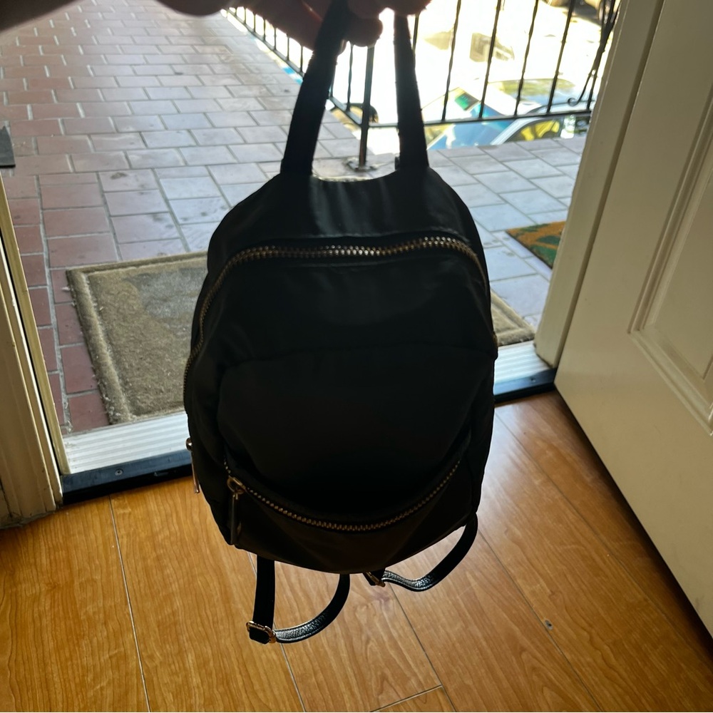 Black Mini Backpack - Picture 4 of 8